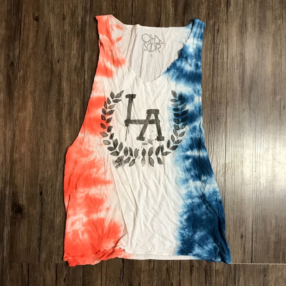 Chaser LA - Wreath Tie Dye Tank Top